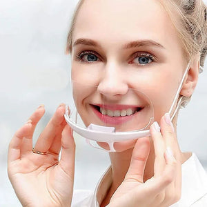 10-Pack Clear Reusable Anti-Fog Face Shields - Full Face Safety Visors PPE Protection