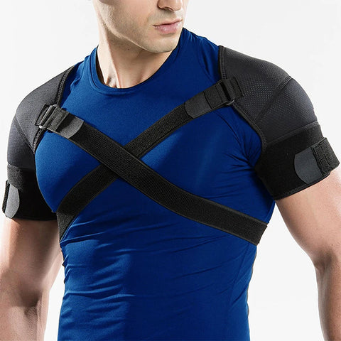 Adjustable Shoulder Compression Brace for Injury Support & Pain Relief