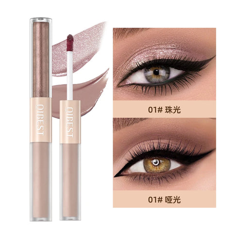 Dual-Ended Eyeshadow and Blush Stick: Matte & Shimmer Makeup Tool