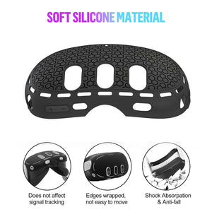 10-in-1 Silicone Controller Case for Meta Quest 3/3s, Grip Protector & Battery Cover, VR Headset Accessories