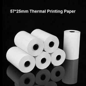 10 Rolls Thermal Paper for Kids Instant Print Camera - Mini Printer Accessory