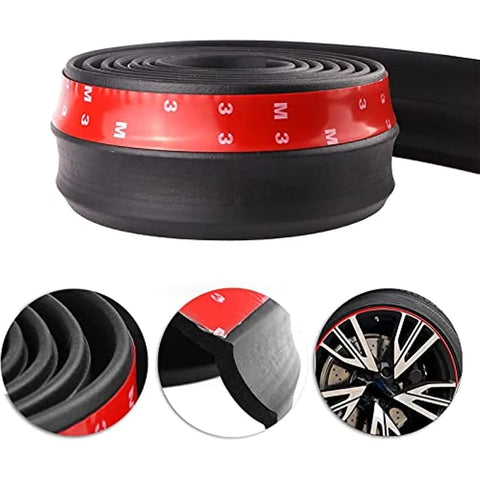 Front Bumper Protector Lip Splitter Spoiler Chin Skirt with 3M Tape Car Accessories
