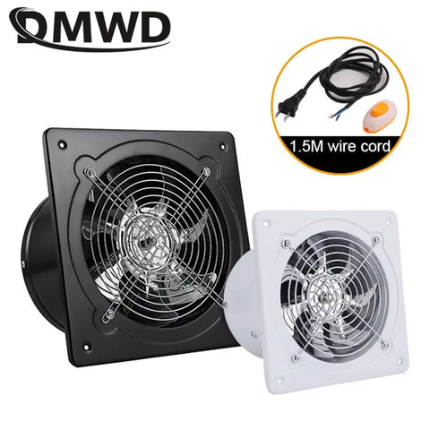 4/6 Inch Silent Extractor Fan for Kitchen/Bathroom Ceiling, Corrosion-Resistant Air Ventilator, 110V/220V Exhaust Blower