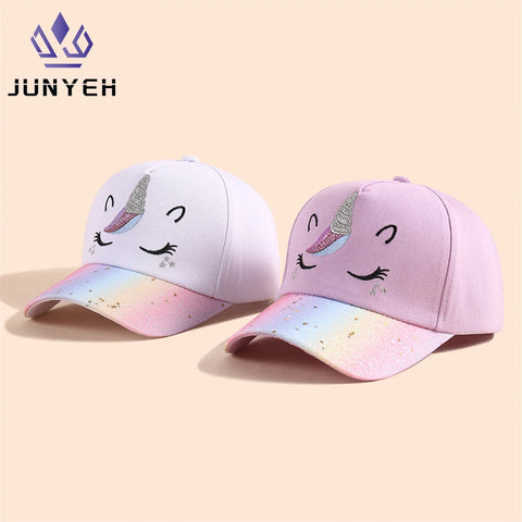 Cute Cartoon Baby Baseball Cap - Casual Hip Hop Snapback, Unicorn Sun Hat for Travel, Sport & Hiking