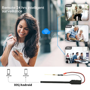 1080p HD Mini DIY WiFi Camera Module with Motion Detection for Home Security Surveillance and P2P Wireless Video Recording