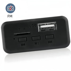 "12V Bluetooth 5.0 Car MP3 Player Kit with USB, TF, FM Radio, Wireless Audio Receiver Decoder Board"