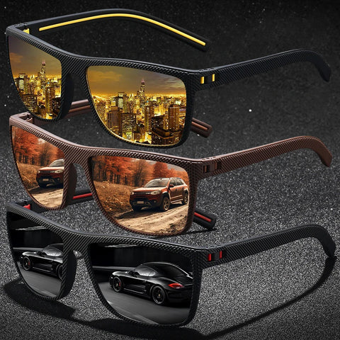 3-Piece Vintage Check Square Sunglasses for Women - Stylish UV400 Sun Glasses for Fishing & Driving