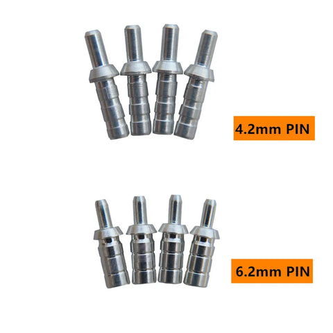 50pcs Aluminum Arrow Pins 4.2mm 5.2mm 6.2mm for Compound Recurve Bow Shaft Nock Archery