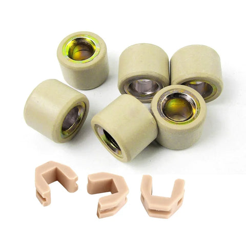6pcs Variator Roller Weights & Sliders for 139QMB 50cc 125cc 150cc GY6 Scooter Motorcycle Parts