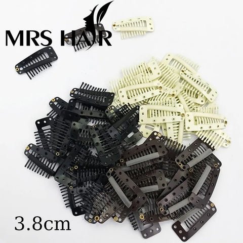 20/50pcs 3.2cm U Wig Clips for Hair Extensions, Salon Hair Accessories
