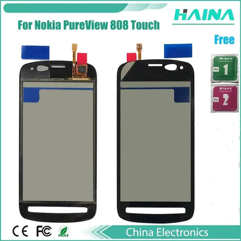 4.0" Phone Touch Screen Digitizer Sensor for Nokia Pureview 808 Front Glass Lens Panel