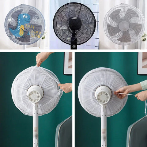Fan Dust Cover - Protective Sleeve for Home & Office Fans