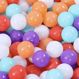100 Pack Colorful 5.5cm Play Balls for Kids, Ball Pits & Party Games