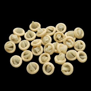 100pcs Natural Rubber Finger Cots Non-Slip Latex Finger Covers for Nail Art, Reusable Protective Fingertips Gloves
