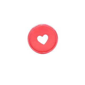 100pcs 35mm Love Binding Rings Loose-leaf Notebook Mushroom Disc Notepad Buckle