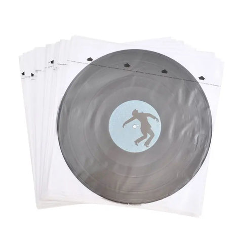 20pcs Anti-Static Rice Paper Vinyl Record Sleeves for 12" LP Protection Turntable Accessories