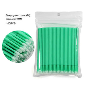 100-Pack Disposable Mascara Wands for Lash Extensions & Makeup
