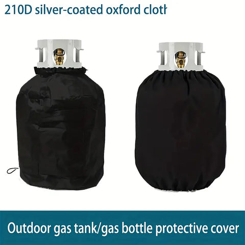 20 lb Propane Tank Cover, Outdoor Gas Bottle Dust Protector, Fits Standard Tanks