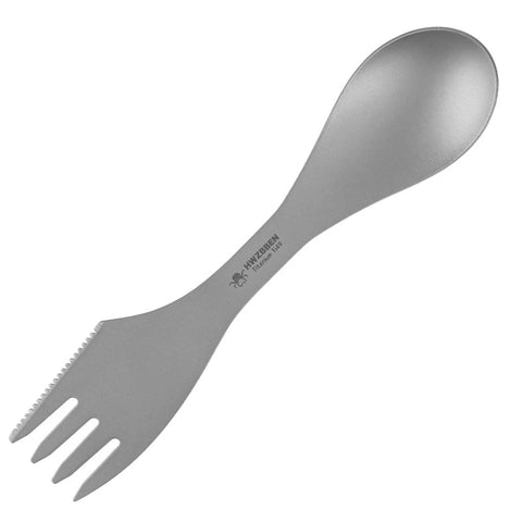 3-in-1 Titanium Spork Camping Utensil Set for Outdoor, Hiking, Picnic