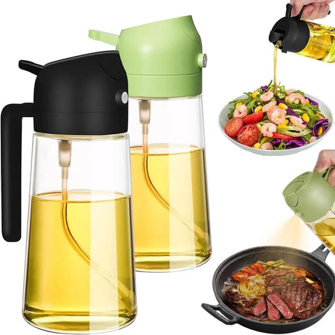 BBQ Grill Oil and Vinegar Spray Dispenser Bottle