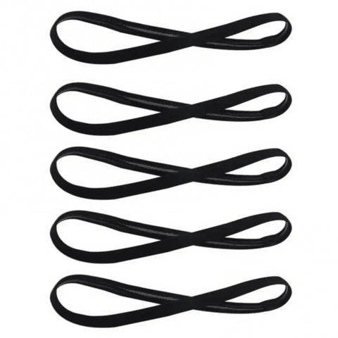 5pcs Colorful Non-Slip Elastic Yoga Headbands for Women & Men - Sports, Running, Football Hair Accessories