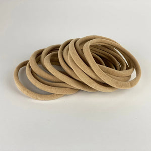 100pcs Baby Girl Soft Elastic Nylon Headbands, Infant Accessories, Stretchy Skinny Hairbands for Newborns and Toddlers