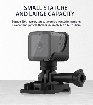 1080p HD Wireless Mini Camera, Wifi Hotspot Cam, Outdoor Sports & Motorcycle Dash Recorder