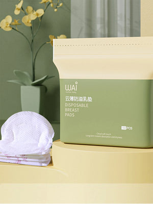 100pcs Disposable Nursing Pads Breathable Slim Super Absorbent Cotton Breastfeeding Pads