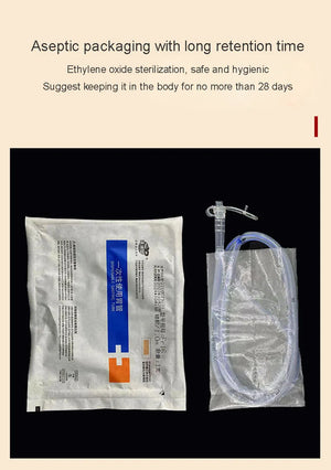 10-Pack 14fr Silicone Nasogastric Feeding Tubes, Medical Grade, Individually Packaged