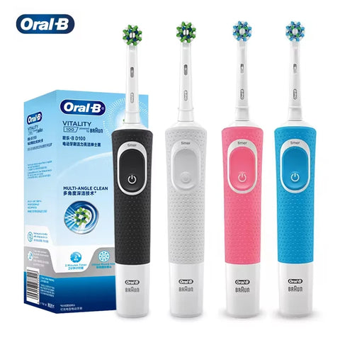 2D Electric Toothbrush with Timer, Waterproof, Inductive Charger, Oral Hygiene Brush
