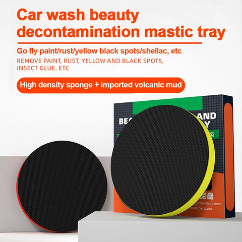Car Wash Magic Clay Disk: Decontamination, Fly Paint Remover, Auto Detailing Cloth Tool