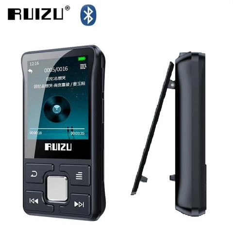 "Portable Sport Bluetooth MP3 Player with Clip - Screen, FM, Recording, E-Book, Clock, Pedometer"