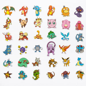 Kawaii Anime Stickers - Cute Waterproof Cartoon Decals for Laptops, Suitcases, Bikes (10/30/50 Pcs)