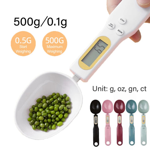 Digital LCD Kitchen Spoon Scale 500g Precision Measuring Tool