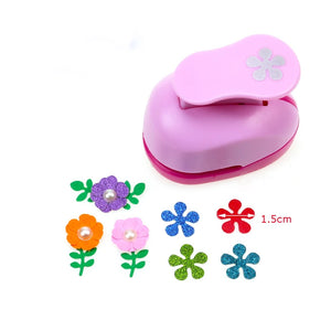 1.5cm Scrapbook Paper Punch Cutter for DIY Crafting, Foam, Photo, Card Shapes