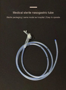 10-Pack 14fr Silicone Nasogastric Feeding Tubes, Medical Grade, Individually Packaged