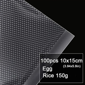 100pcs BPA-Free Vacuum Sealer Bags for Sous Vide and Food Storage