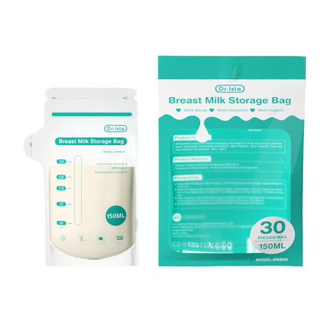 150ml Breast Milk Storage & Freezer Bags, BPA-Free, Baby Food Safe, 10/30pcs
