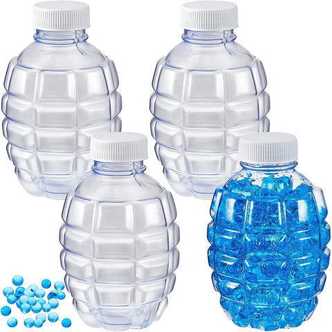 4 Pcs Water Gel Bead Accessories Set: Subpackage & Pineapple Plastic Hopper Bottles