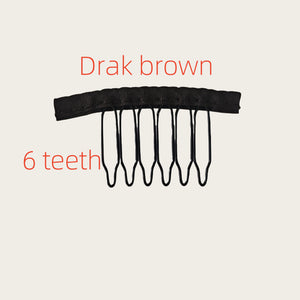 100pcs Wig Combs for Security with 4-6 Teeth - Ideal for Wig Caps and Clips