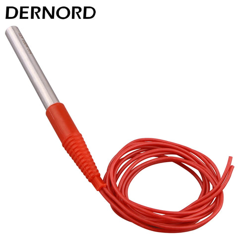 DC 12V/24V Immersion Cartridge Heater 50W/100W Tube Heater with 1m Waterproof Cable Heating Element