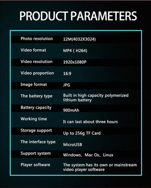1080p HD Wireless Mini Camera, Wifi Hotspot Cam, Outdoor Sports & Motorcycle Dash Recorder