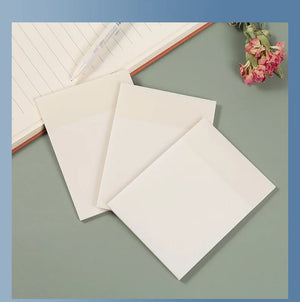 100 Sheets Clear Sticky Notes Pads Transparent Notepad School Office Stationery Paper