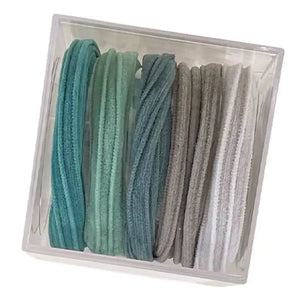 10-Pack No-Crease Spiral Hair Ties - Elastic Ponytail Holders for All Hair Types