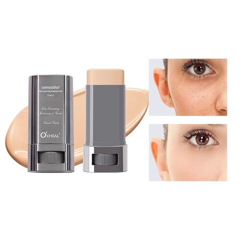 4-in-1 Makeup Stick: Foundation, Concealer, Contour & Highlighter - Long-Lasting Beauty Essential