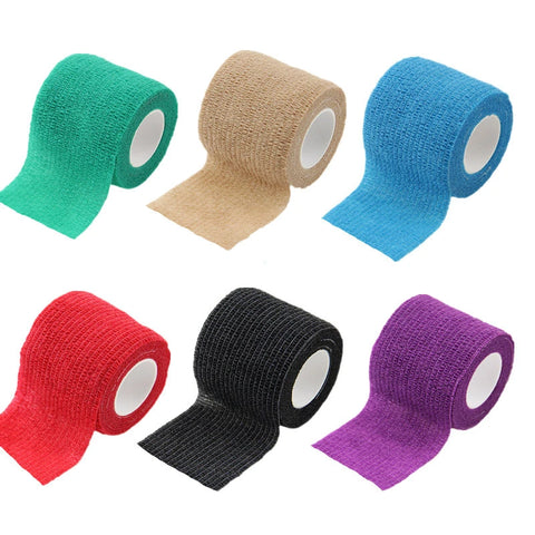 Elastic Adhesive Kids Bandages - Non-Woven Sports Skin Patches 2.5cm/5cm/7.5cm x 4.5m Rolls