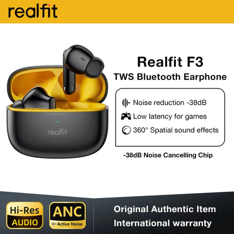 ANC Bluetooth Wireless Earbuds, ENC Call, HiFi Stereo, Bass Boost, Sport & Gaming Earphones
