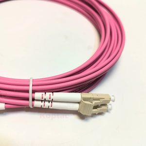 "100g 40Gbps OM4 Fiber LC-LC Patch Cable 50/125 2m Multimode Duplex"