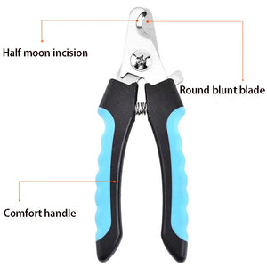 Large Dog Nail Clippers, Stainless Steel Pet Trimmer, Safe Groom Tool