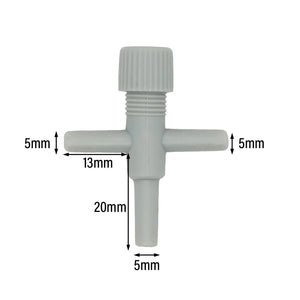 10-Piece Adjustable Aquarium Air Valves for 4mm Tube - Oxygen Pump Divider for Fish Tank